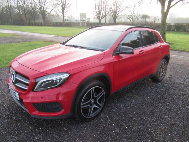 Mercedes-Benz GLA 2.1 GLA 220 CDI 4Matic AMG Line 5dr Auto [Pre Plus] Estate Diesel Jupiter Red